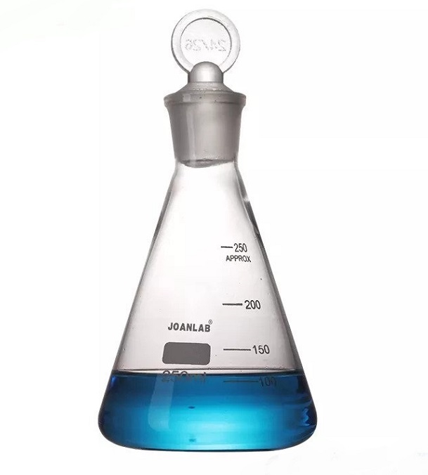 Konusvari kolba şlifli və qapaqlı 100 ml