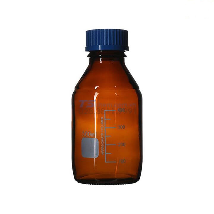 Reagent qabı qəhvəyi rəngli 500ml